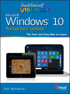 cover image of Teach Yourself VISUALLY Windows 10 Anniversary Update